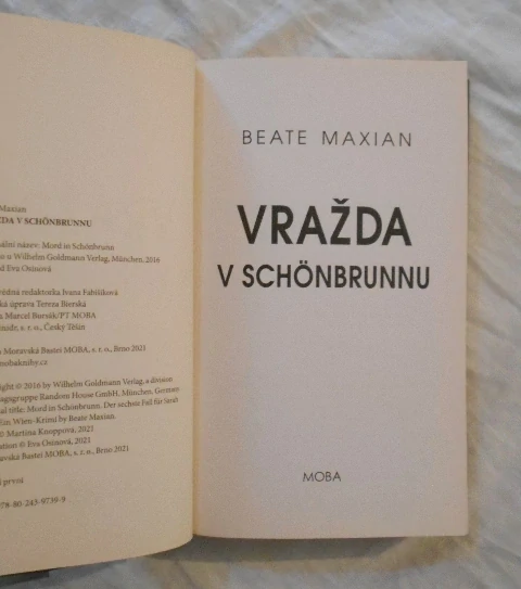 Beate Maxian - Vražda v Schönbrunnu - 2021