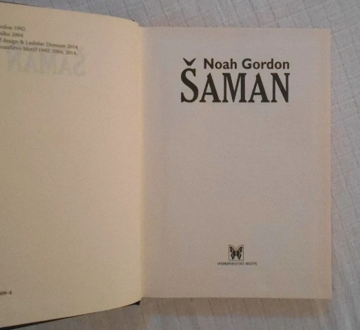 Noah Gordon - Šaman - 2014 - slovensky