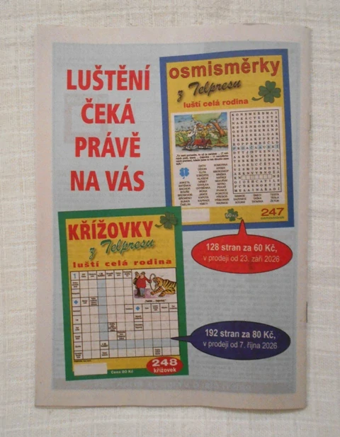 Číselné křížovky z Telpresu rok 2026 číslo 10
