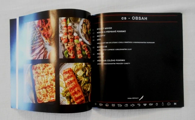 OptiGrill 4 in 1 XL - rychlý návod s recepturami - 2022 - vícejazyčná publikace