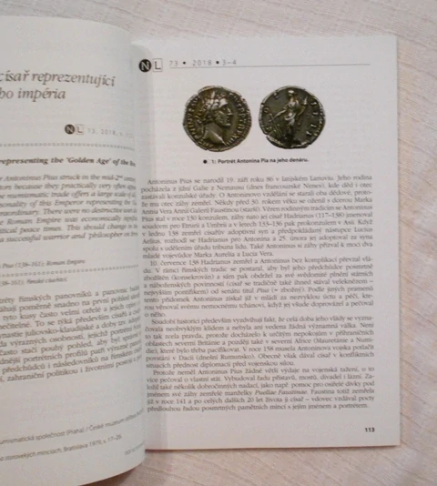 Numismatické listy ročník 73 rok 2018 číslo 3-4