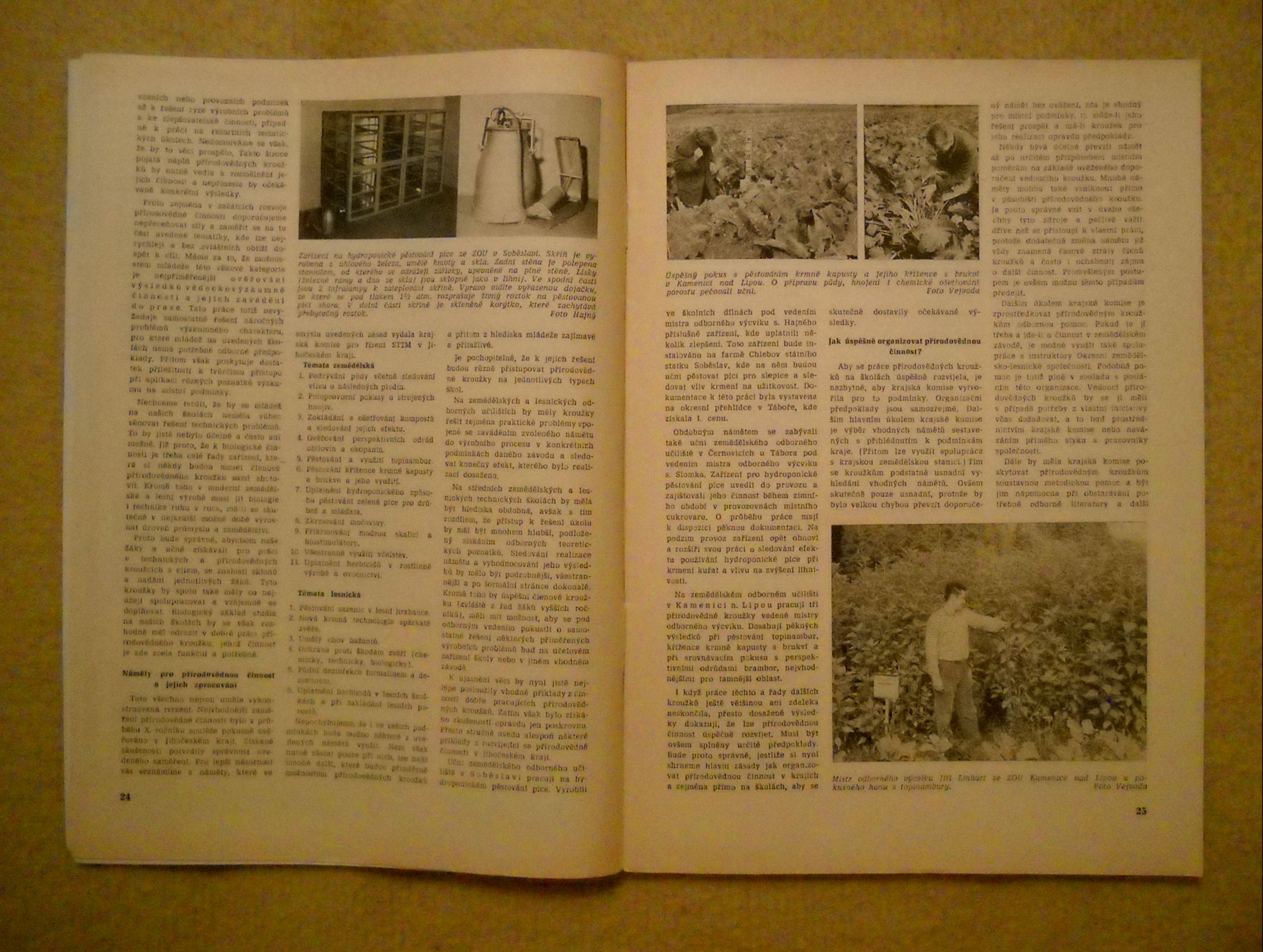 Časopis Zemědělská škola rok 1964 - 65 číslo 2