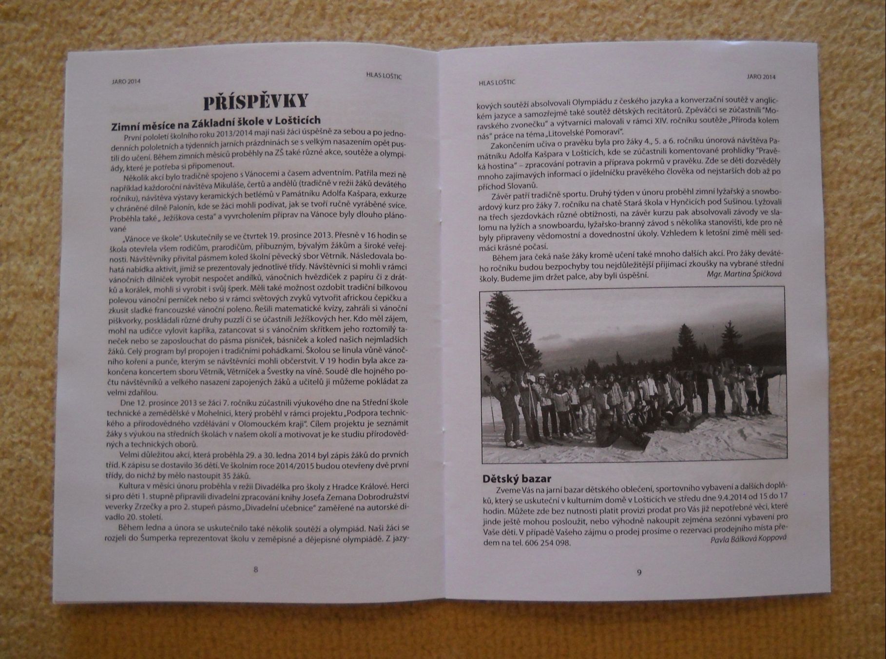 Časopis Hlas Loštic ročník 2014 číslo Jaro 2014