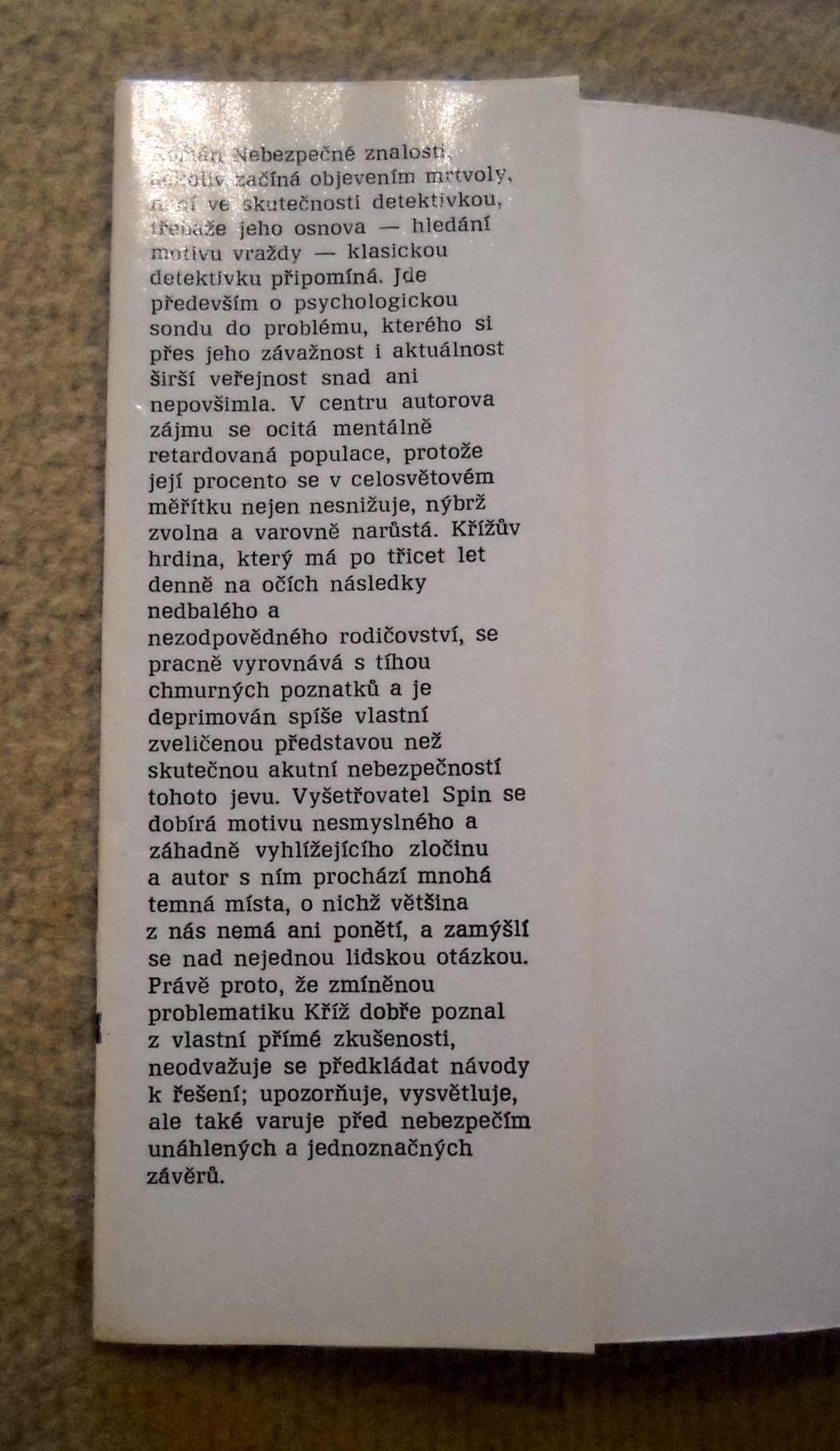 Ivan Kříž - Nebezpečné znalosti - 1982