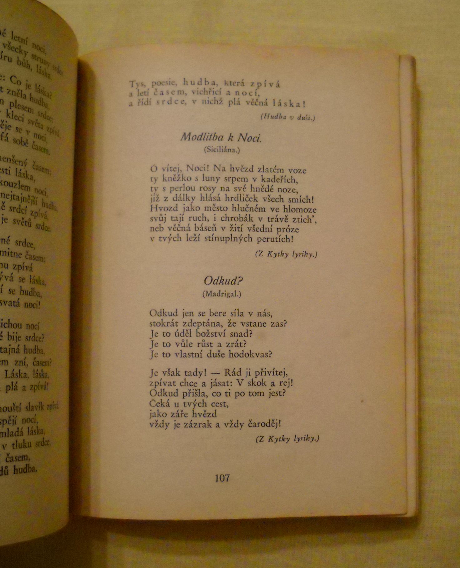 Poetická čítanka pro sedmou třídu středních škol - 1937