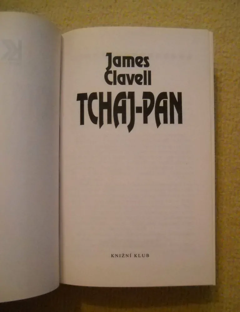 James Clavell - Tchaj-Pan - KK 1994