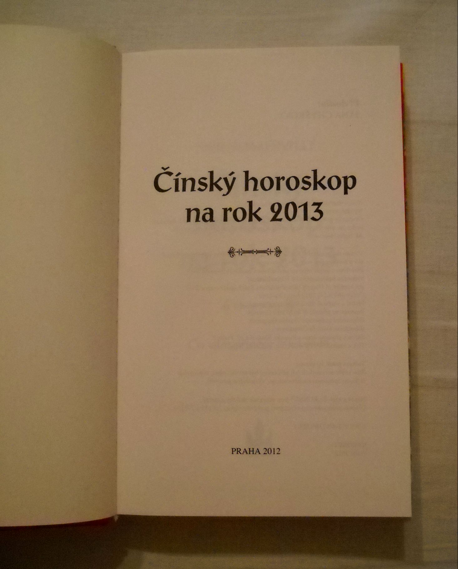 Neil Somerville - Čínský horoskop na rok 2013 - Baronet 2012
