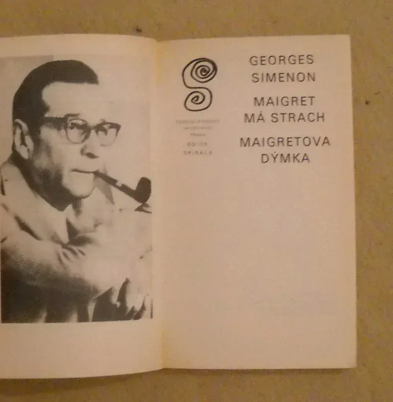 Georges Simenon - Maigret má strach Maigretova dýmka - Spirála 1979