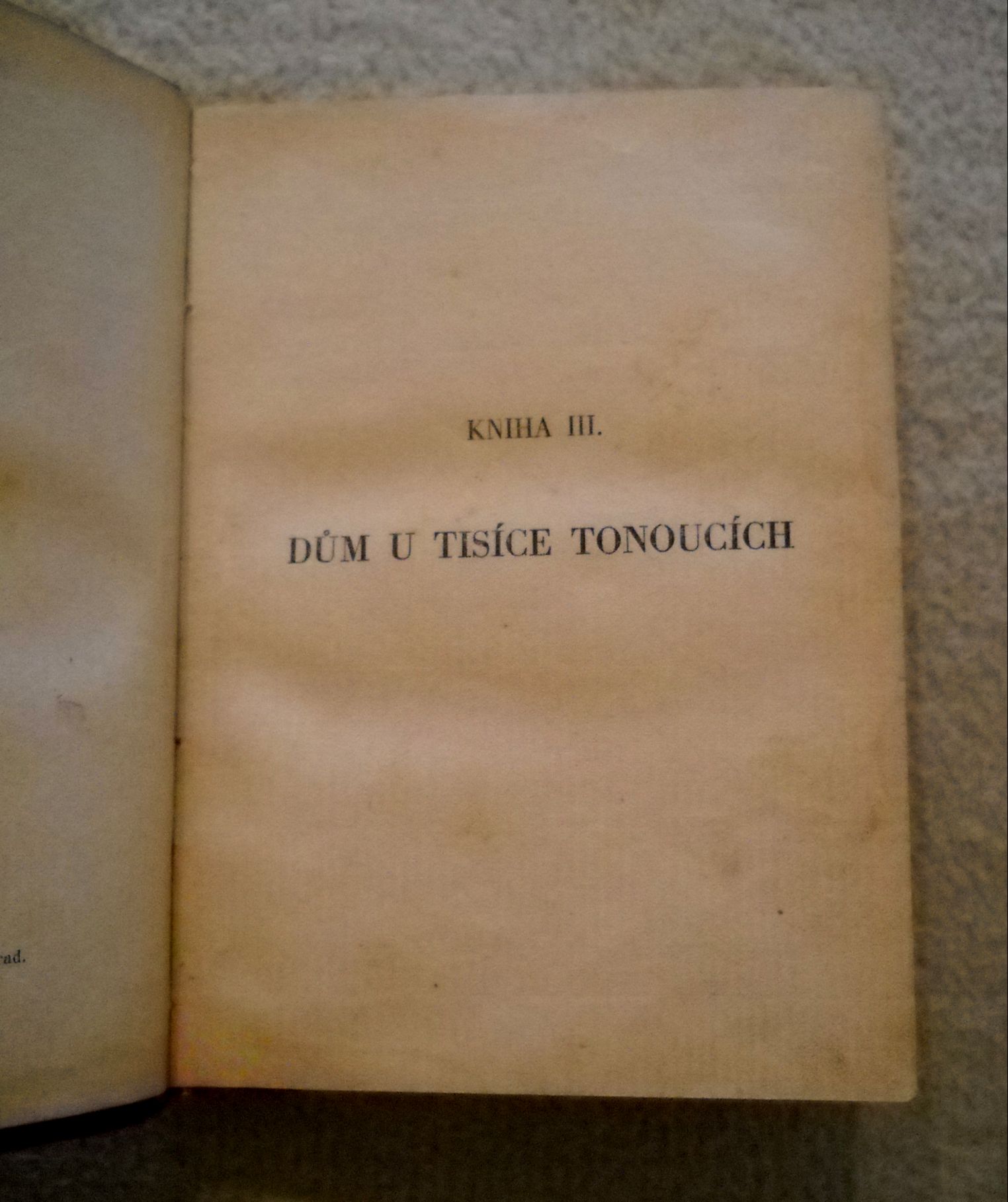 Otomar Schäfer - Dům u tisíce tonoucích - Praha 1927