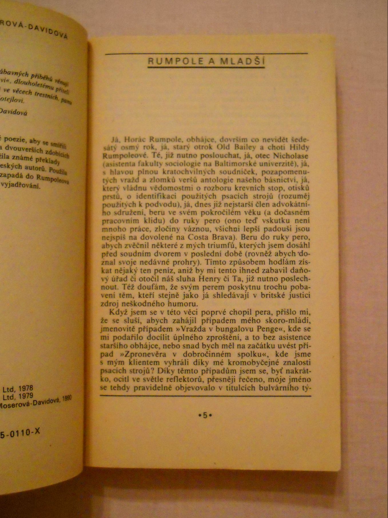 John Mortimer - Příběhy obhájce Rumpolea - Svoboda 1990
