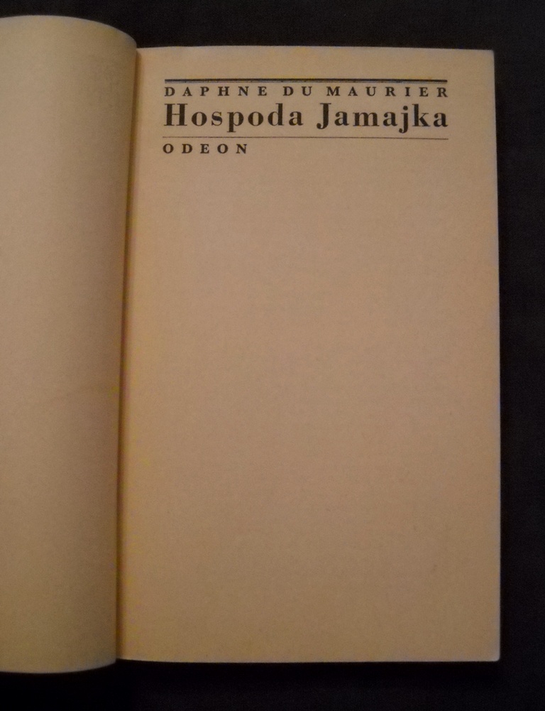 Daphne du Maurier - Hospoda Jamajka - Odeon 1972