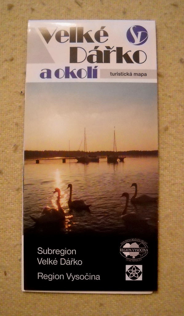 Mapa - turistická mapa Velké Dářko a okolí - rok 2001