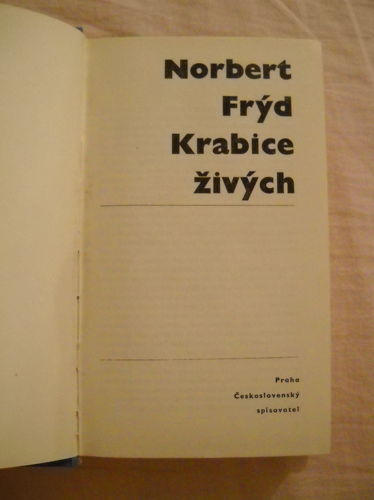 Norbert Frýd - Krabice živých - ČS 1969