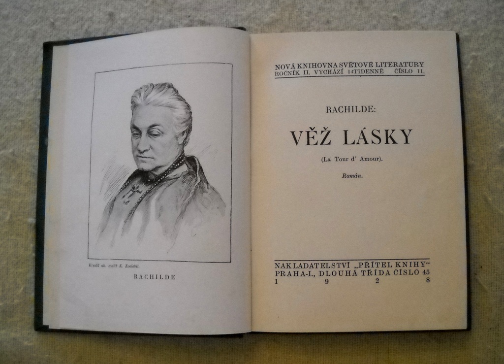 Rachilde - Věž lásky - Praha 1928