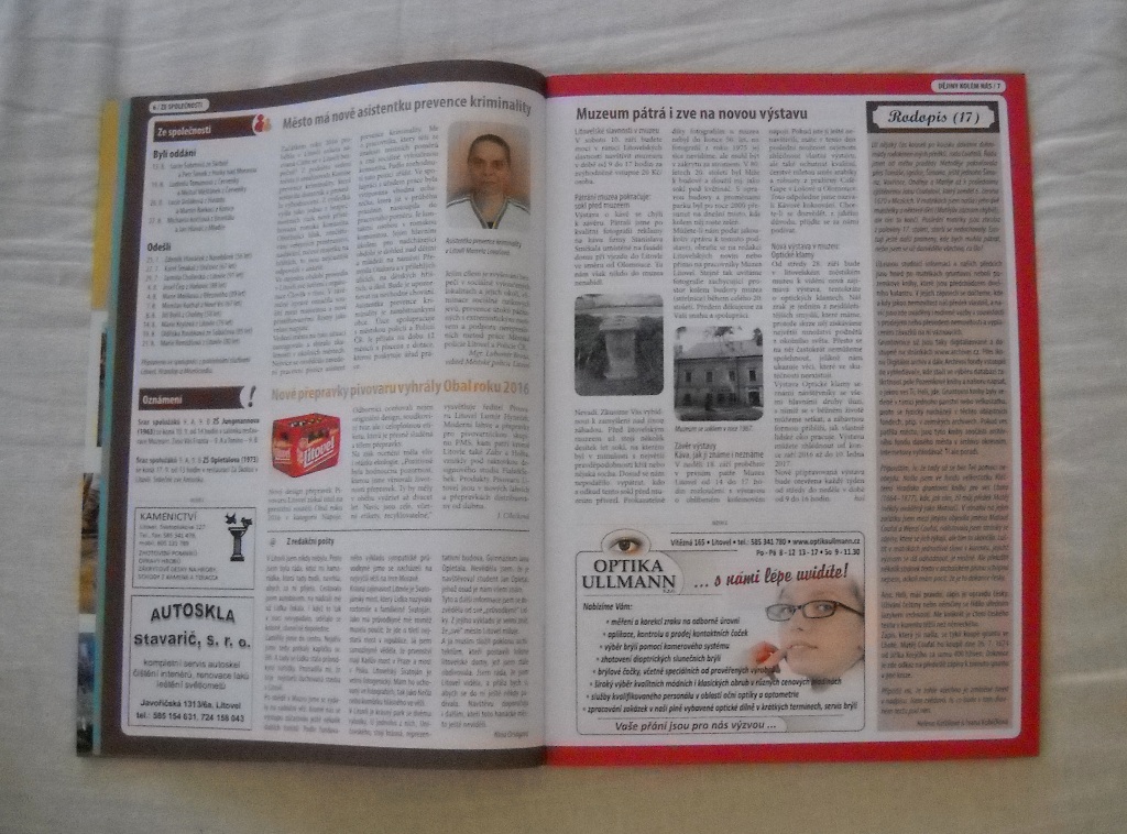 Časopis Litovelské noviny ročník 2016 číslo 9