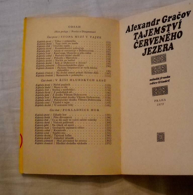 Alexandr Gračov - Tajemství červeného jezera - Mf 1973