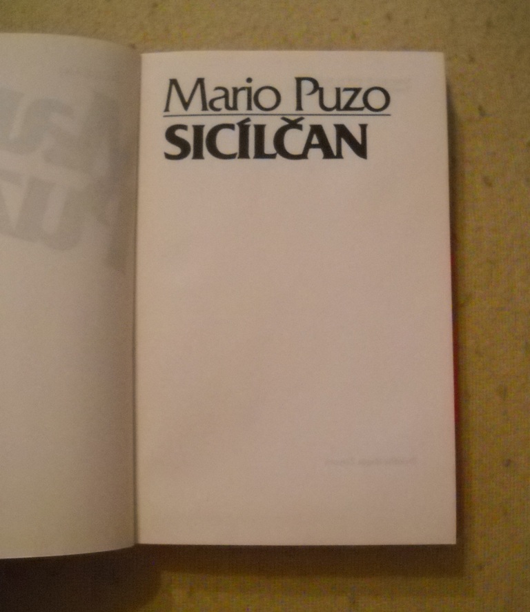 Mario Puzo - Sicílčan - Smena 1987