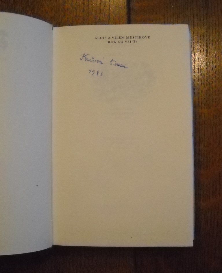 Alois a Vilém Mrštíkové - Rok na vsi I. - Slunovrat 1986
