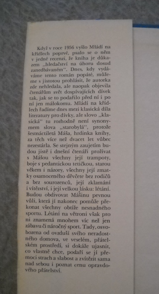 Helena Šmahelová - Mládí na křídlech - Albatros 1978