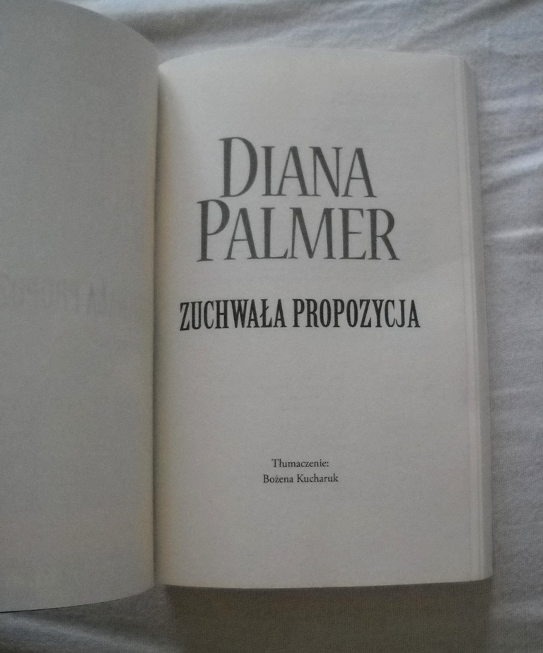 Diana Palmer - Zuchwała propozycja - 2012