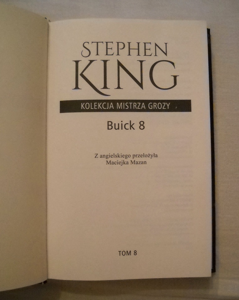 Stephen King - Buick 8 - 2002