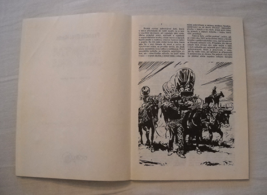 Francis Bret Harte - Tajemství Umrlčí rokle - Dálky 1991 - il. Zdeněk Burian