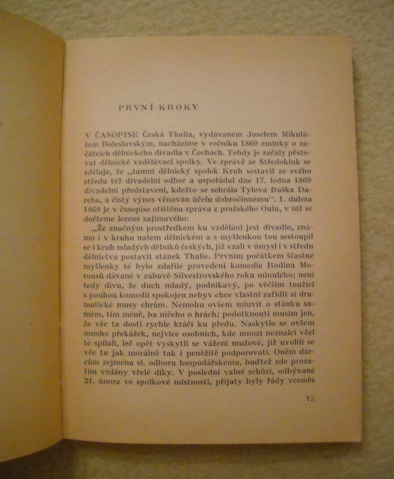 František Kubr - O divadlo života - Orbis 1959