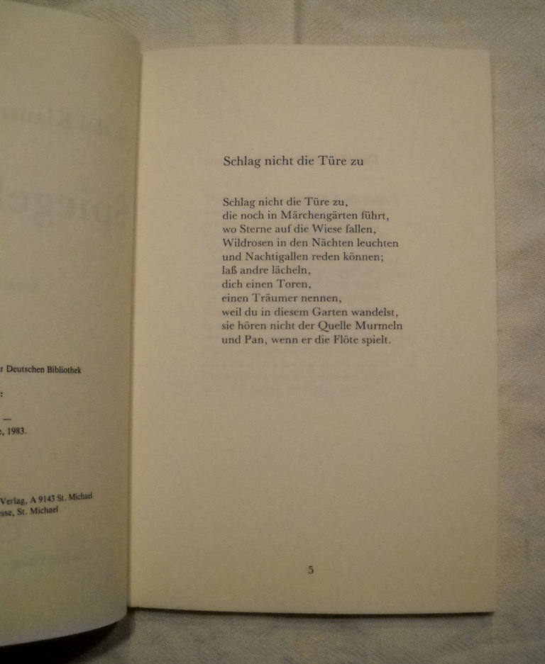 Gretel Klausmann-Holzer - Spiegelungen / Odlesky / - 1983