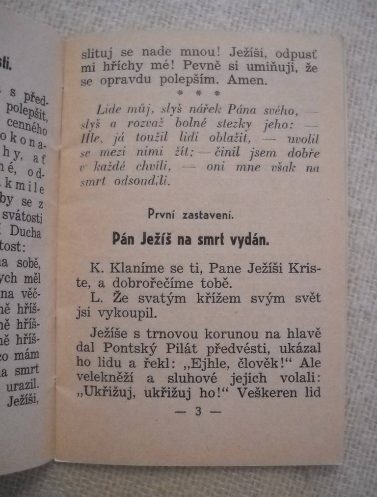 Křížová cesta - praktický návod pro vykonání - 1935
