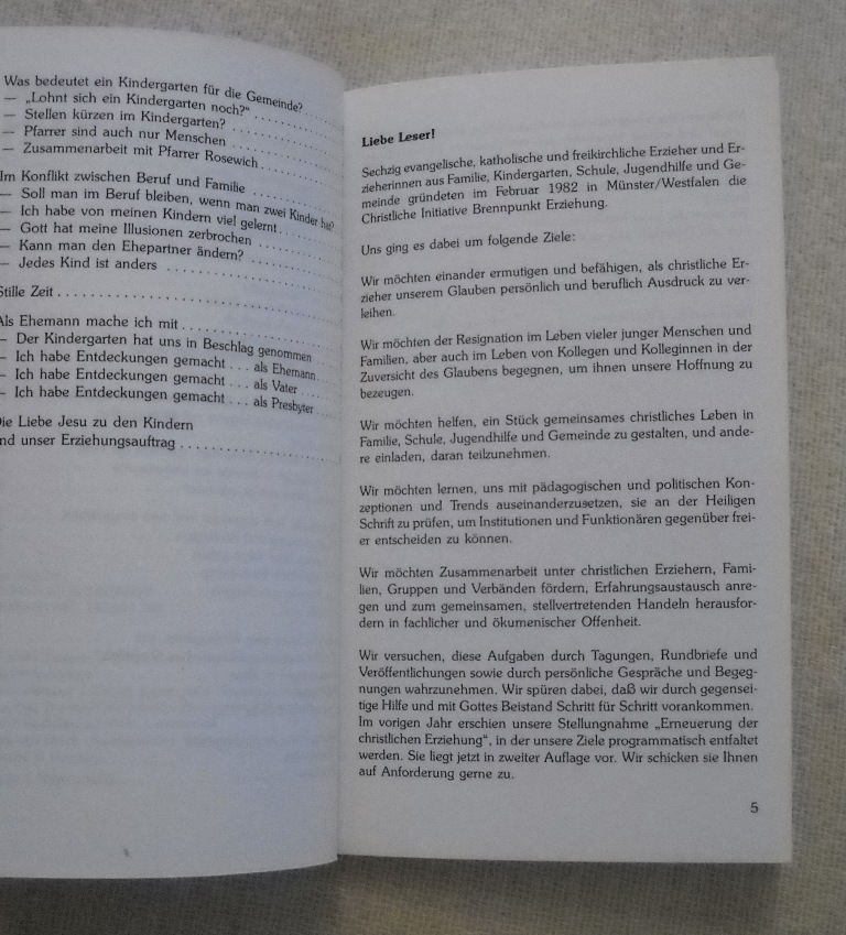 I. Huneke - In unserem Kindergarten hat Gott bei mir angefangen - 1985