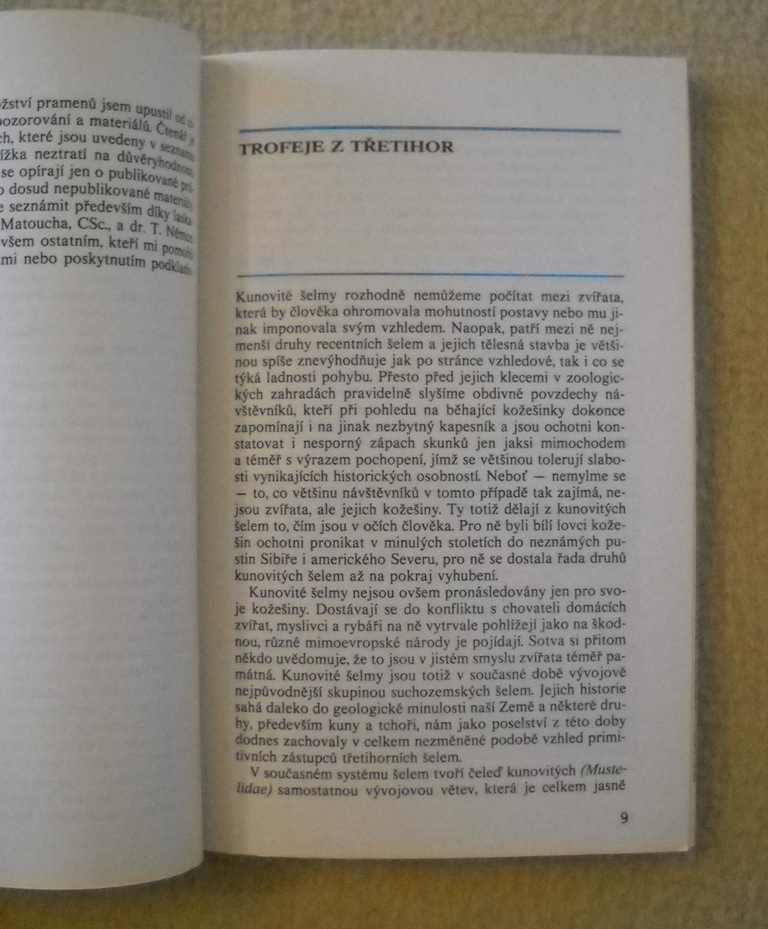 Ivan Heráň - Kunovité šelmy - Zvířata celého světa 9 - 1982