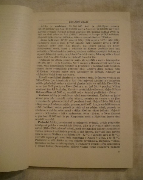 Afrika dnes - dokumentační redakce ČTK - Praha 1980