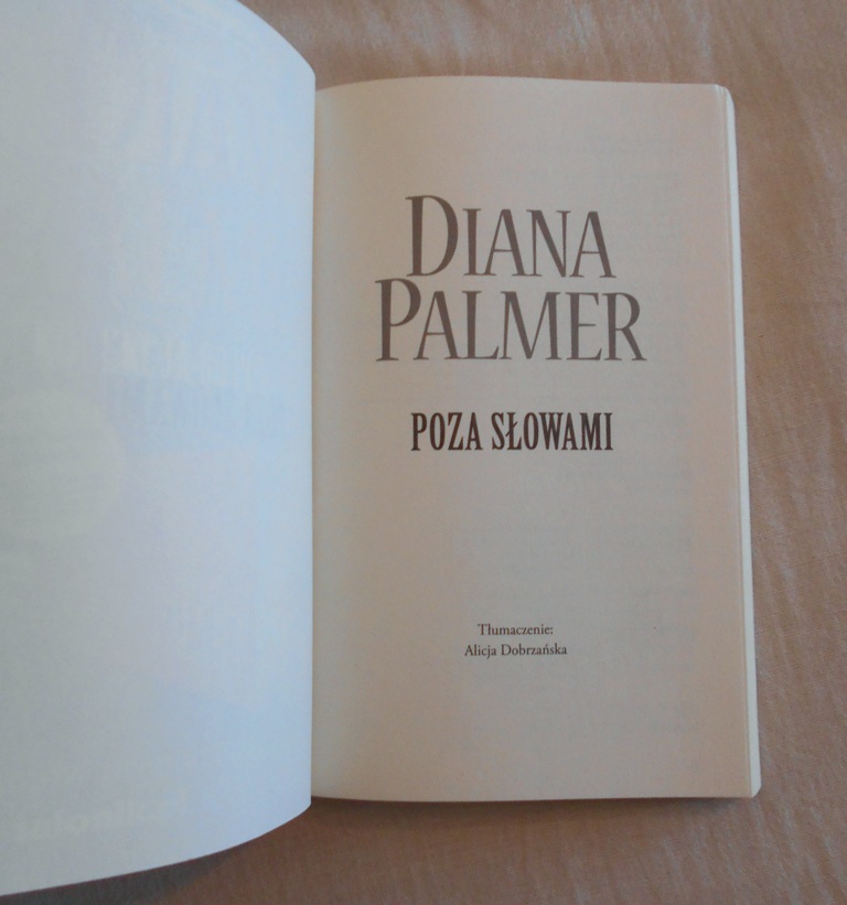 Diana Palmer - Poza słowami - 2013