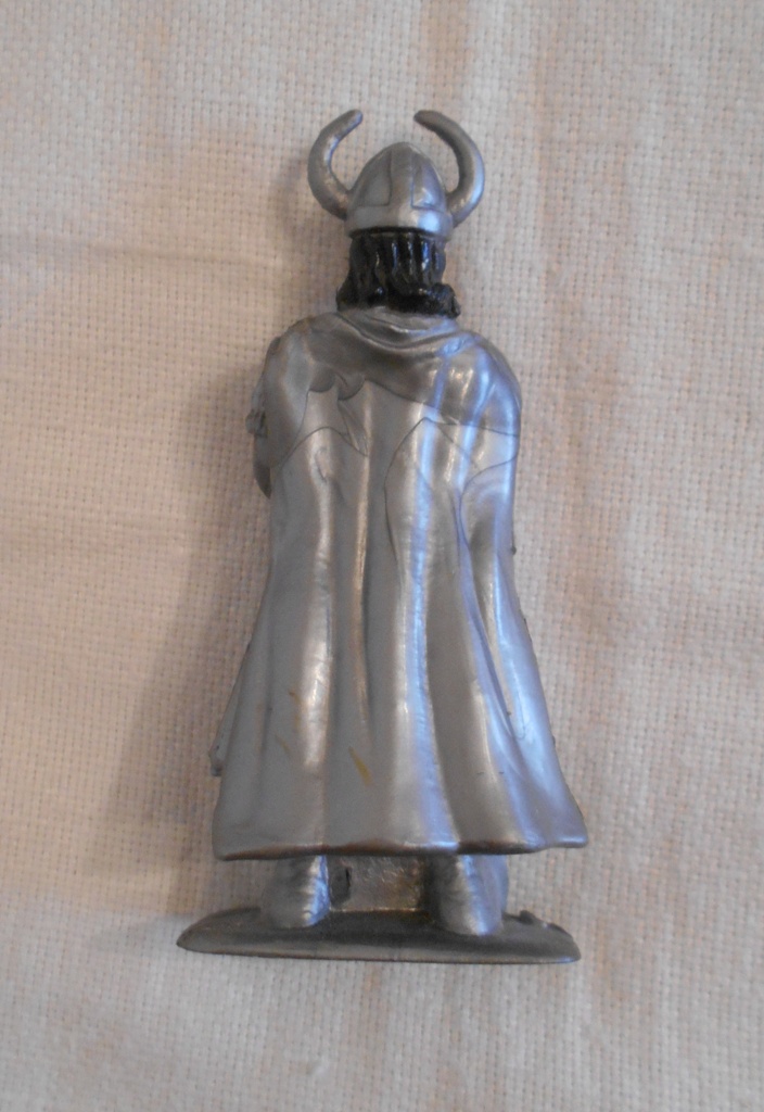 Dětská figurka - stojící viking šedý - 7,5 cm
