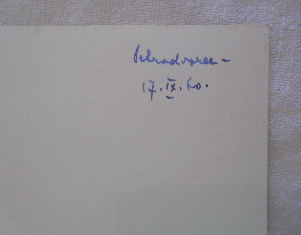 Dobová místopisná fotografie Petrohrad - Petrodvorec fontánky - 1960