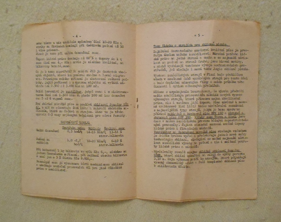 Mechanizací k vyšší zemědělské výrobě - 100 let ve službách technického pokroku - 1959