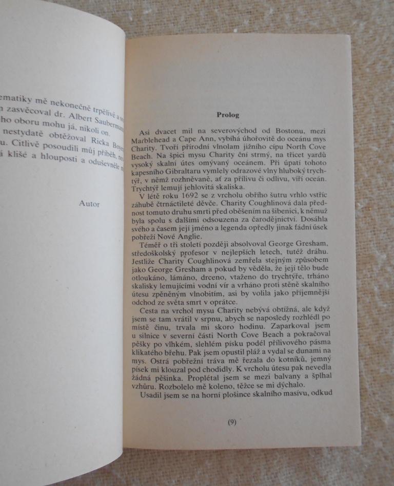 William G. Tapply - Smrt na mysu Charity - NV 1988