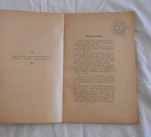 Zpráva o I. řádném sněmu Církve československé - 1931
