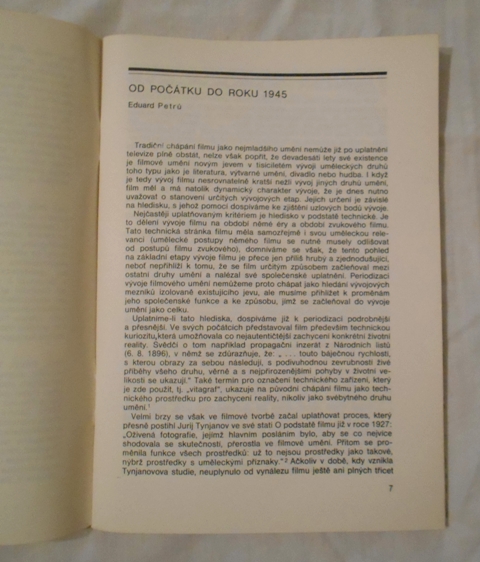Taussig, Petrů, Skalička - Film a literatura I. Systém MaK - 1986