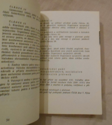 Dokumenty o lidských právech - Mf 1969