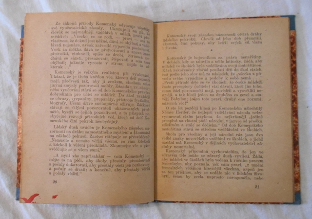 Karel Štech - Učitel národů J.A. Komenský - 1920