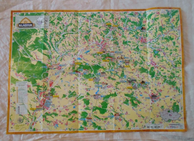 Propagační mapa Klášter - Pivovary Lobkowicz - Mladoboleslavsko