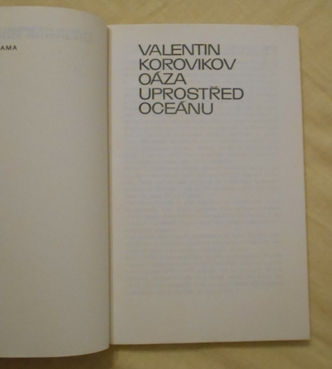Valentin Korovikov - Oáza uprostřed oceánu - Panorama 1987