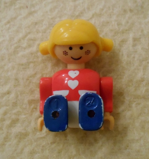 Dětská figurka - panenka kloubová - 5,5 cm