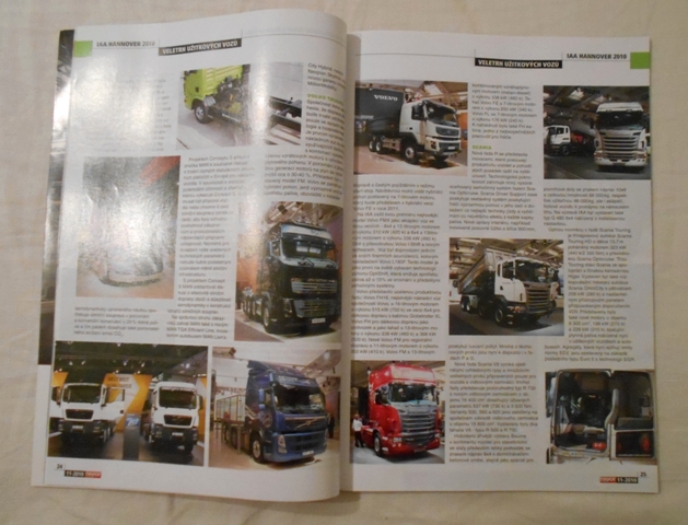 Časopis Truck magazín rok 2010 - listopad