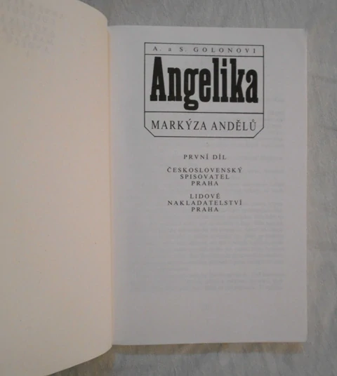 A. Golonová, S. Golon - Angelika, markýza andělů 1 - 1991