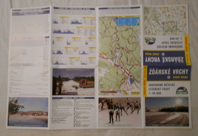 Zimní mapa Žďárské vrchy 1 : 55 000 