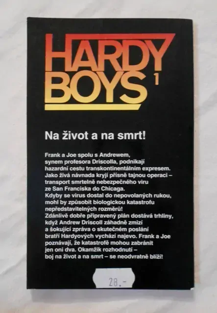 Franklin W. Dixon - Hardy Boys 1 - Teror na kolejích - 1992