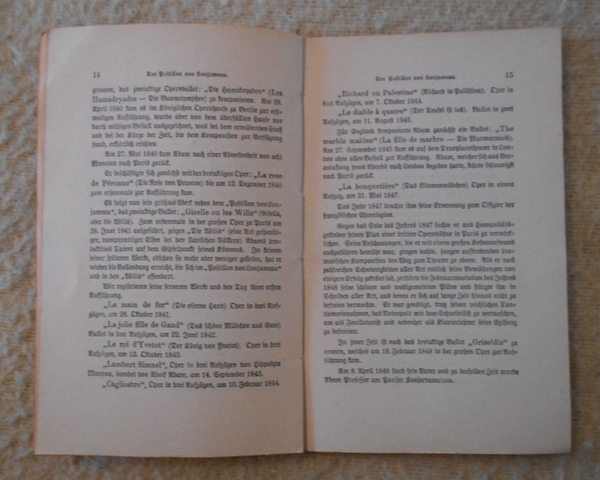 Adolph Karl Adam - Der Postillon von Lonjumeau - Opernbuch