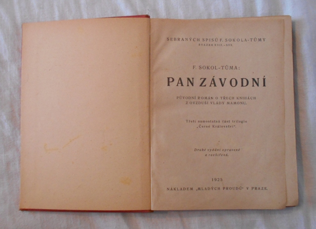 František Sokol-Tůma - Pan závodní - 1925